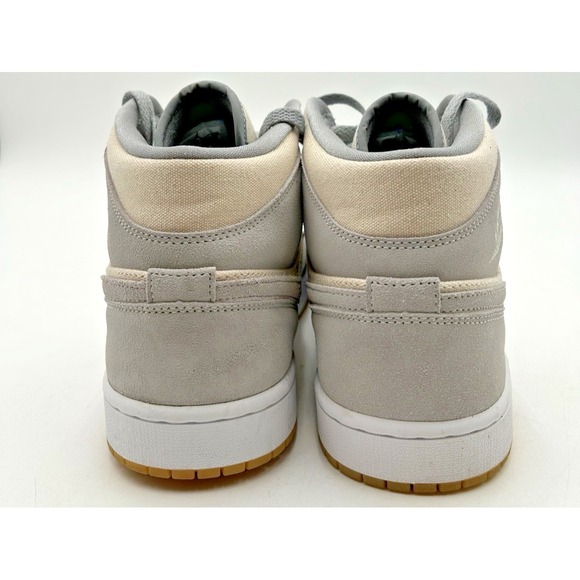 Jordan Air Jordan 1 Mid SE Coconut Milk Particle Gray Suede DN4281-100 Mens 11 main image 8